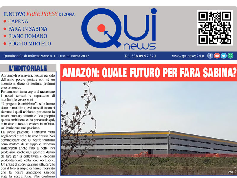 Leggi la 1a uscita di Qui News! (edizione del 23 marzo 2017)