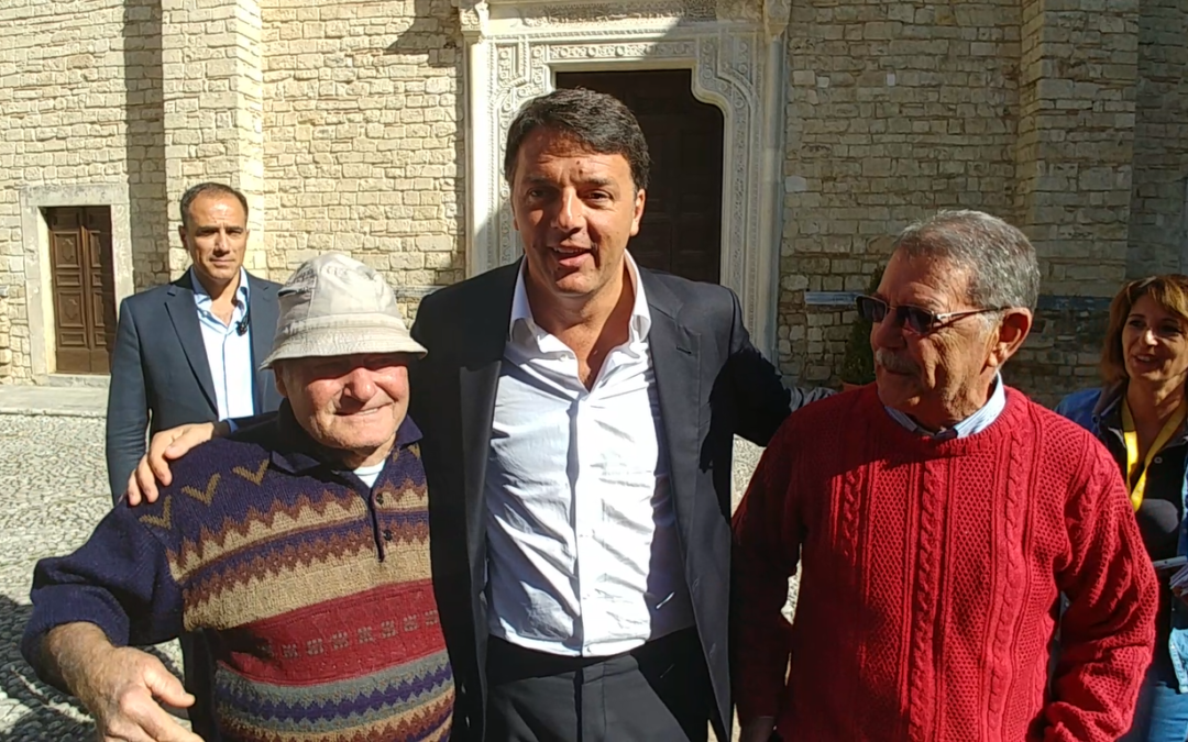 RENZI A FARFA – Reazioni reali e virtuali