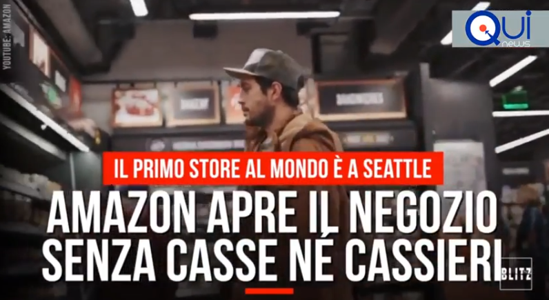 VIDEO AMAZON – Apre il supermercato senza casse (e cassieri)