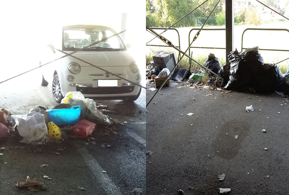 Alla stazione un treno di rifiuti… ma spuntano delle foto