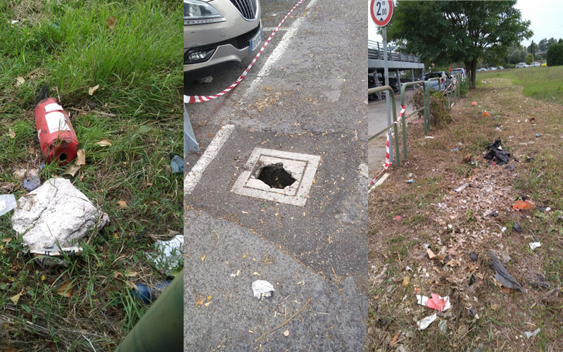 MONTELIBRETTI – Stazione, il degrado continua (FOTO)