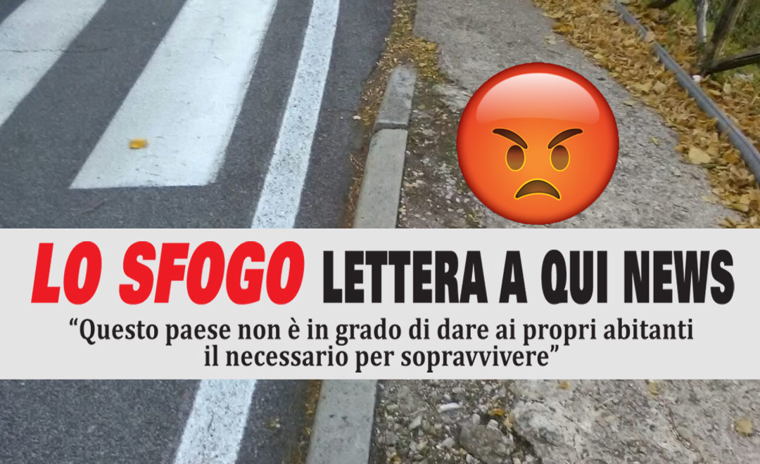 POGGIO – Cittadino si sfoga: “Qui non funziona niente!”