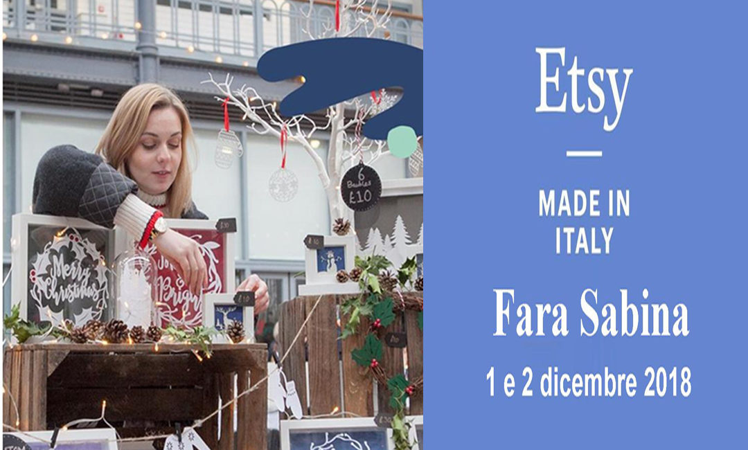 FARA SABINA – Arriva l’EtsyMadeinItaly! Le info