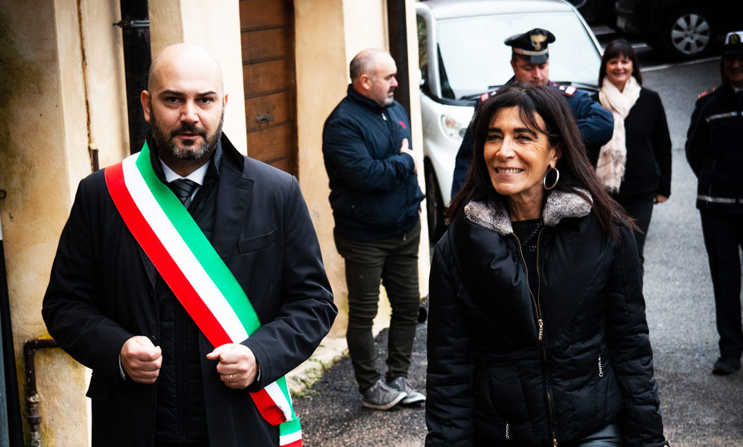 Cast. di Farfa – Il Prefetto di Rieti in visita… e ci scappa la bruschetta!